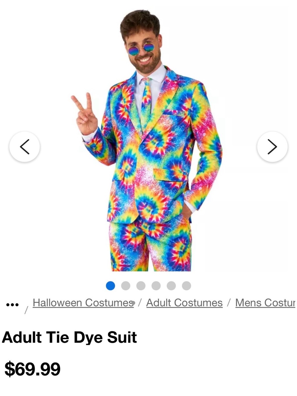 Spirit Multicolor Tie-Dye Blazer & Pants Set